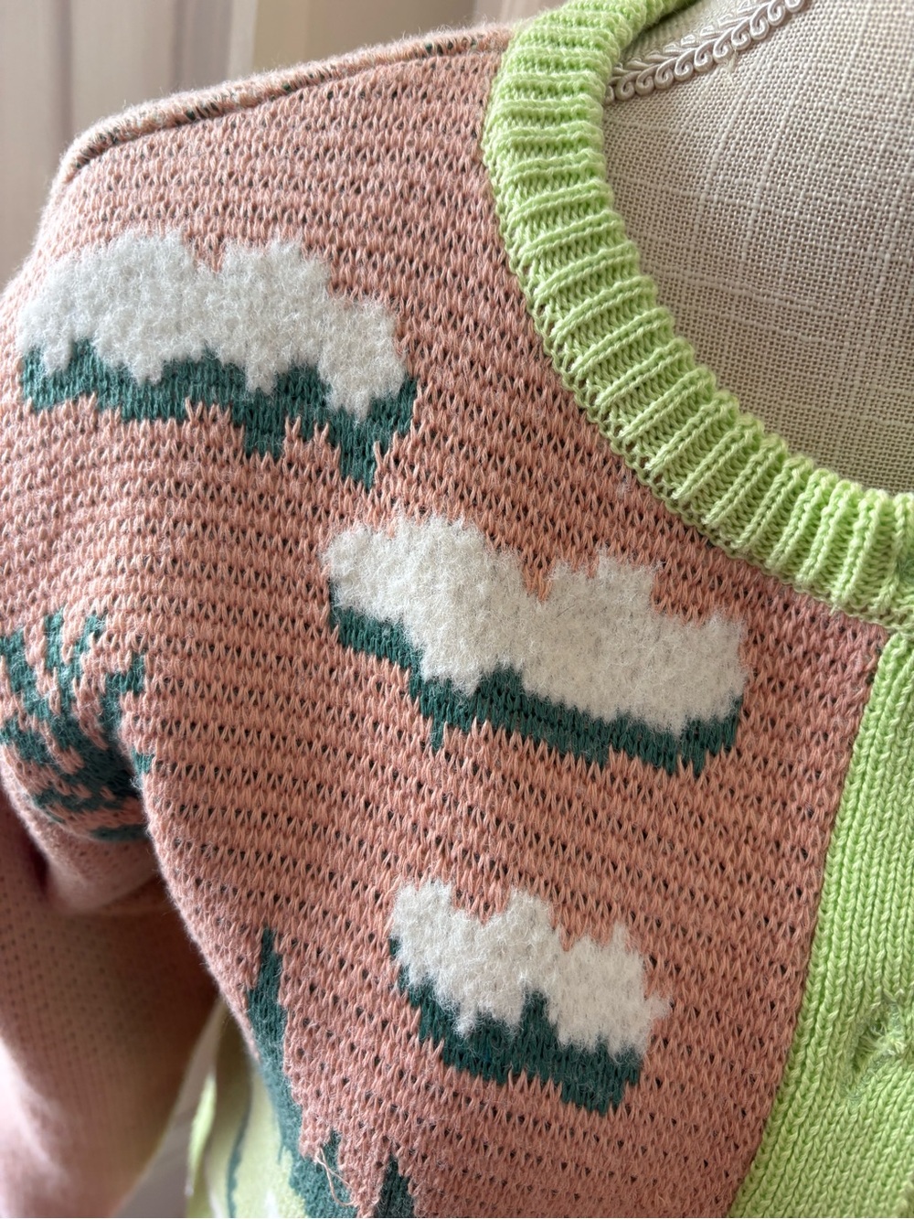 NWT Zara Sheep Knit Cardigan - Picture 10 of 10